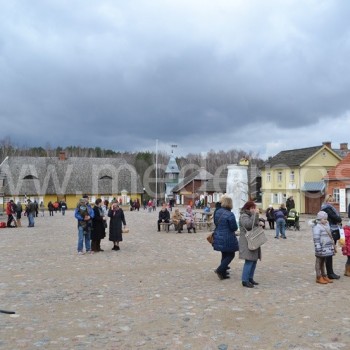 Miestelio aikštė Rumšiškių muziejuje